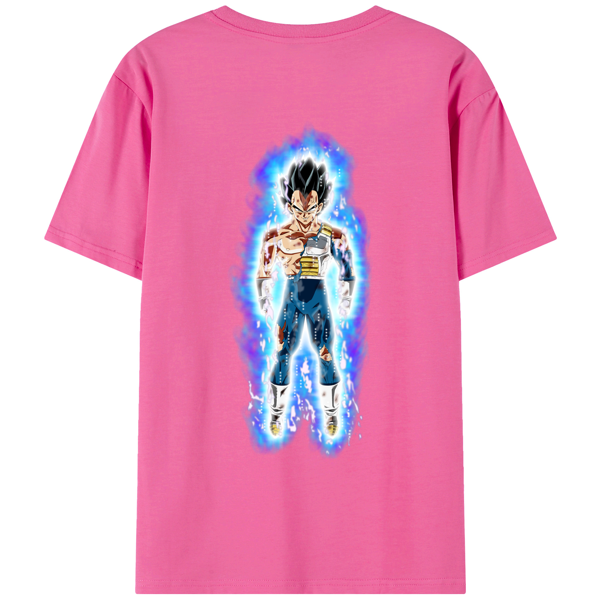（画像用） ドラゴンボール ベジータ四世（Bejīta Yonsei）DRAGON BALL Vegeta IV レディース半袖Tシャツ(バックプリント)